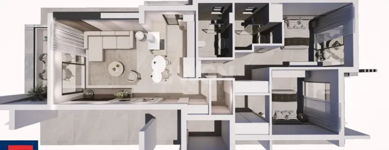 Mieszkanie na  sprzedaż Pafos - Horizon ? Nowoczesne Apartamenty z Bezterminowym Widokiem na Morze | Pafos (Cypr Południowy) CENA: Od 267 500 EURO + VAT | ok. od 1 158 810 PLN + VAT